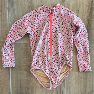 Crewcuts Pink Floral Kids Rashguard